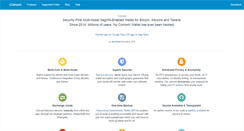 Desktop Screenshot of coinomi.com
